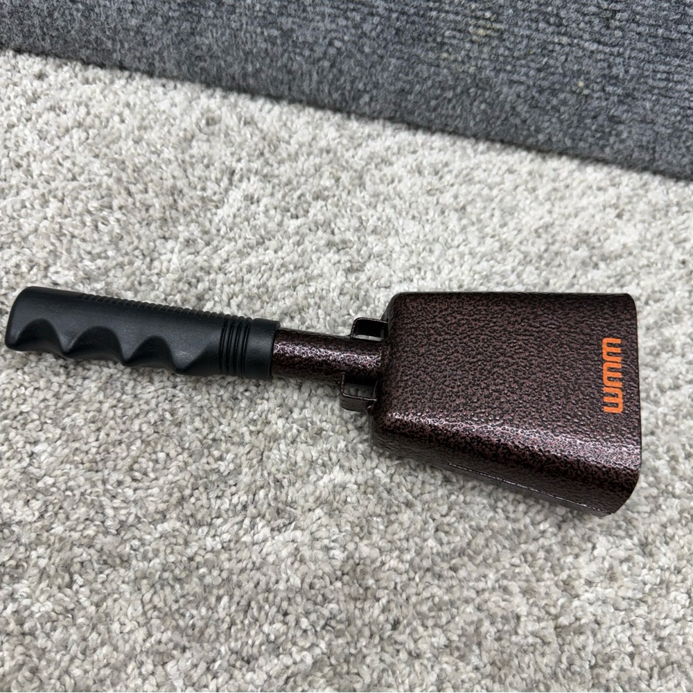 WMM‎ Cowbell handheld w/handle cow bell instrument 9.5"